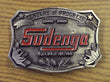 Limited Edition Sudenga Belt Buckle (Red inlay)